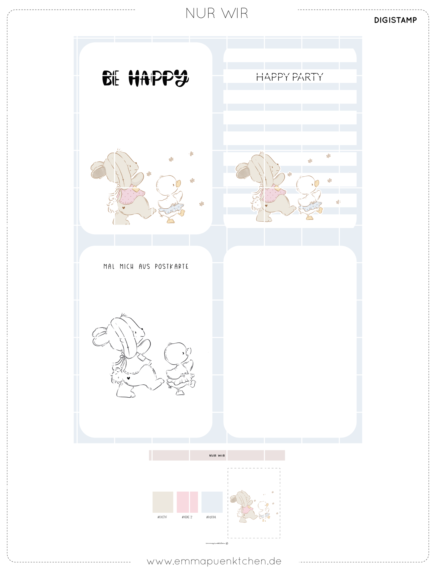 emmapünktchen ® DigiStamp - Only we