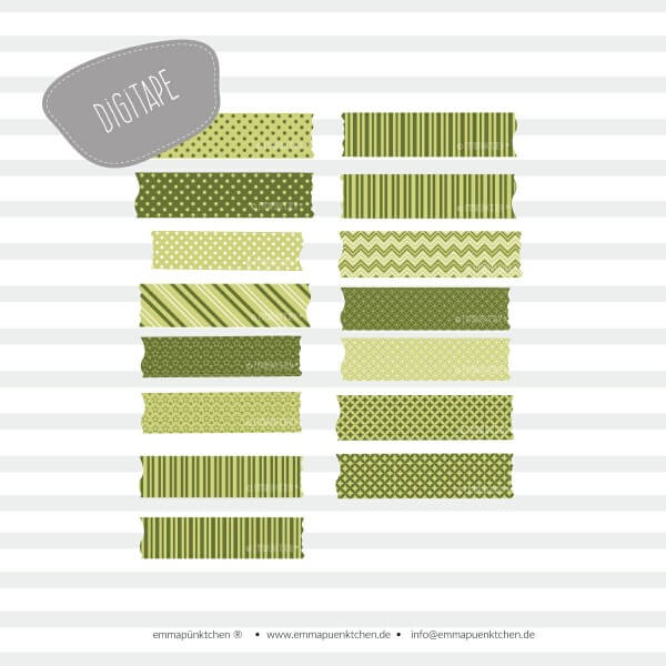 emmapünktchen ® - DigiTape grün