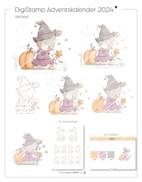 emmapünktchen ® - Türchen 22 Adventskalender 2024 DigiStamp