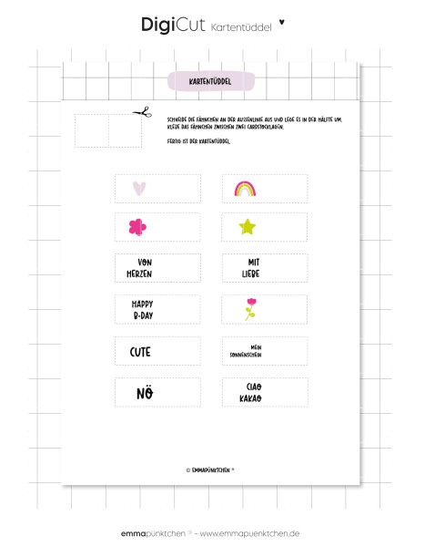 emmapünktchen ® - Kartentüddel DigiStamp