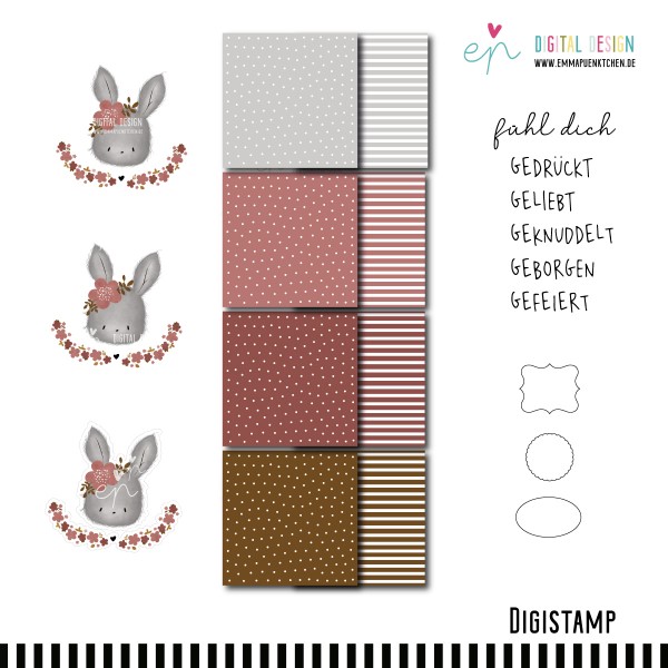 emmapünktchen ® - hase sophie DigiStamp