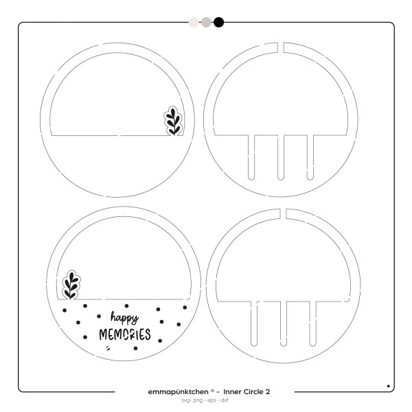 emmapünktchen ® - Inner Circle 2 Lasercut