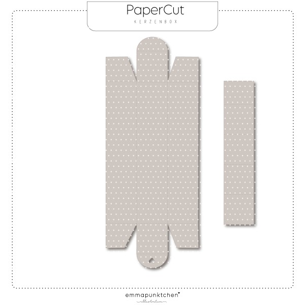 emmapünktchen ® - Kerzenbox PaperCut