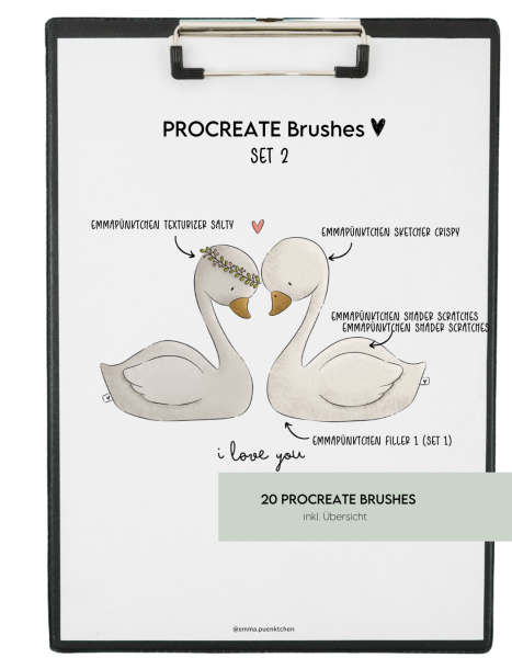 emmapünktchen ® - Procreate BrushSet Vol. 2