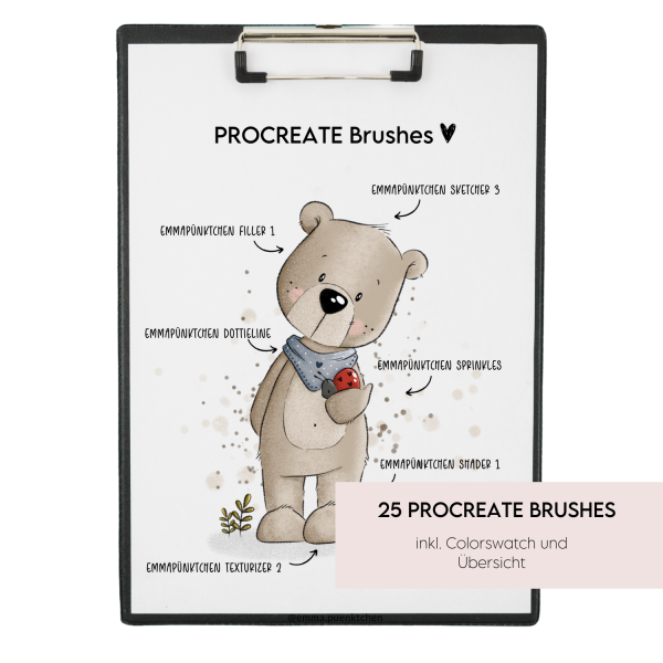 emmapünktchen ® - Procreate BrushSet Vol. 1