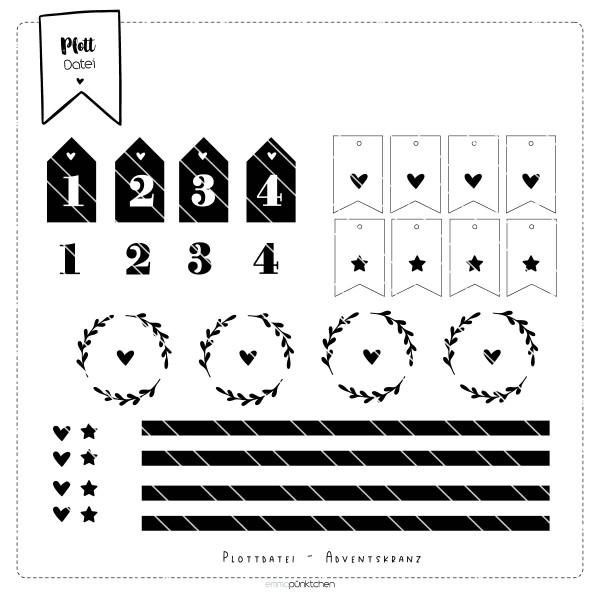 emmapünktchen ® - Adventskranz
