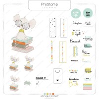 emmapünktchen ® - Leseratte DigiStamp
