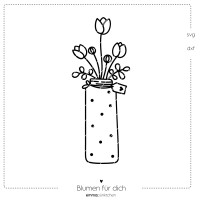 emmapünktchen ® - helllooo Blumen für dich HERZPÜNKTCHEN ®