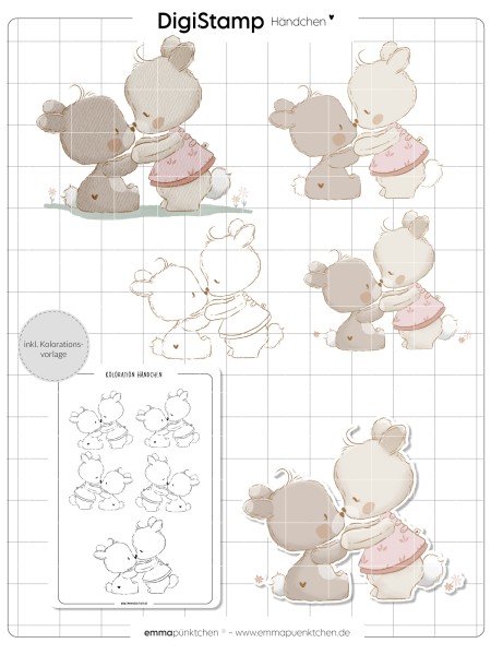 emmapünktchen ® - Händchen DigiStamp