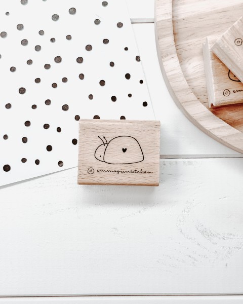 emmapünktchen - Holzstempel Käferlein Herz