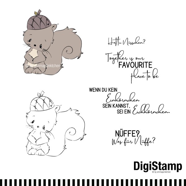 emmapünktchen ® - eichelhörnchen DigiStamp