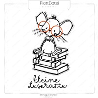 emmapünktchen ® - Leseratte Plotterdatei