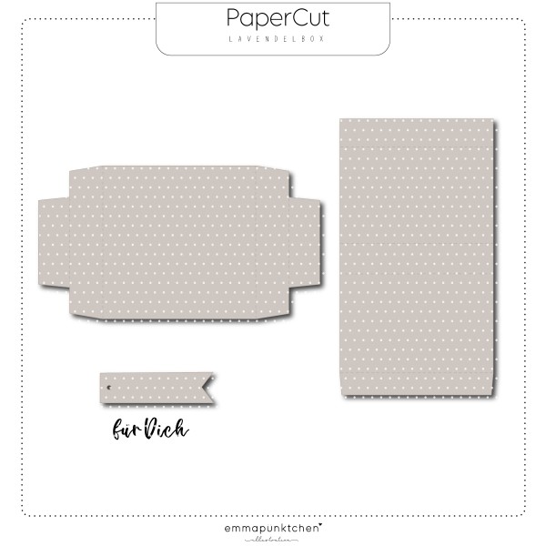 emmapünktchen ® - Lavendelbox PaperCut