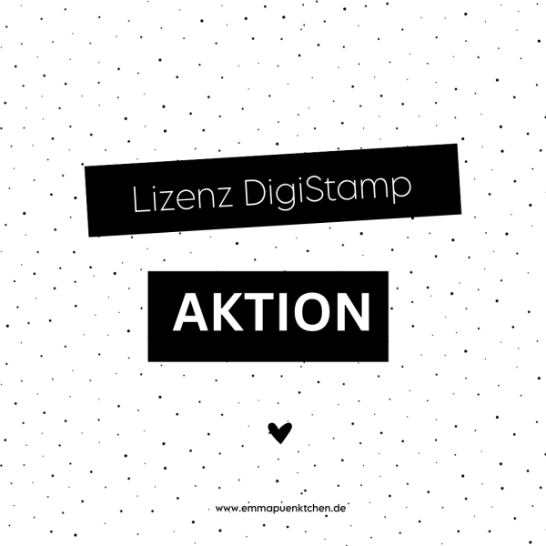 Lizenz für die gewerbliche Nutzung DIGISTAMPS AKTION